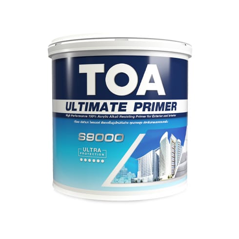 ทีโอเอ อัลทิเมท ไพรเมอร์ เอส 9000 สีรองพื้นปูนใหม่กันด่าง อัลตร้าพรีเมียมเกรด สำหรับภายนอกและภายใน